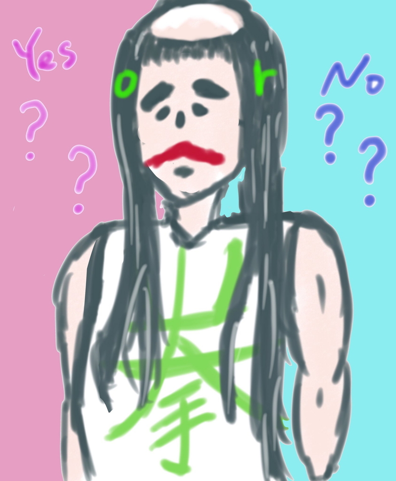 頭のおかしなイラスト